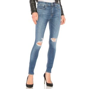 Rag & Bone High Rise Skinny Jeans in Bonnie